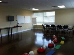 First Aid and CPR Training Classroom