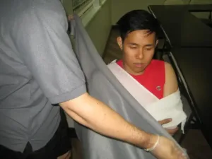 Treating a Victim for Shock Using a Blanket